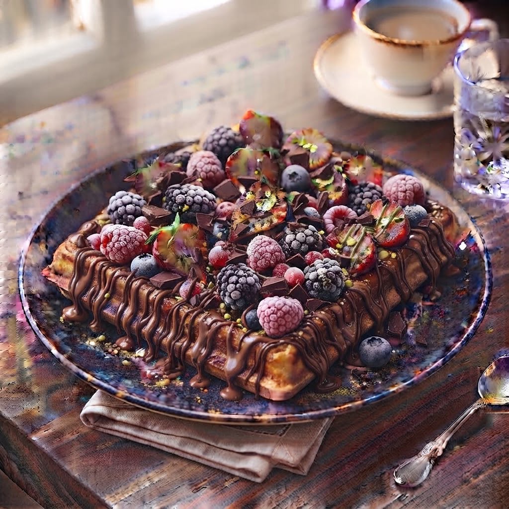 Bitter Orman Meyveli Waffle